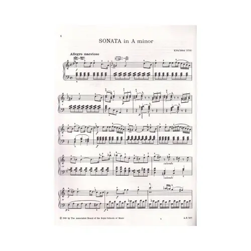 Sonata In A Minor - KV 310