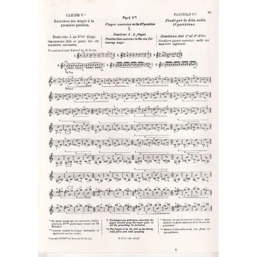 Violin Method For Beginners - Op.6 Vol.5
