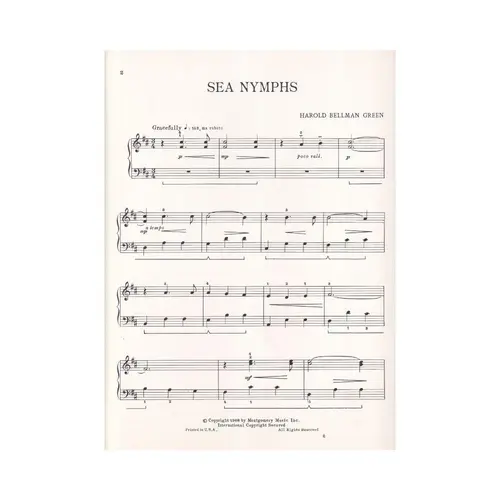 Sea Nymphs for piano