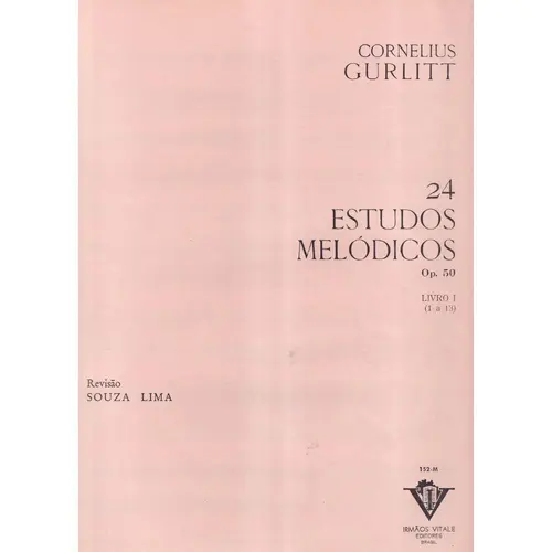 24 Estudos Melodicos - Op.50  Vol.1