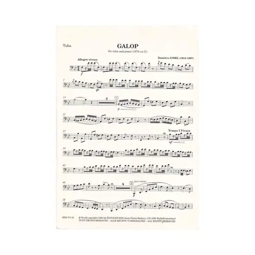 Galop For Tuba