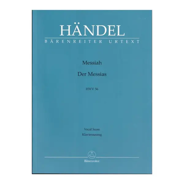 Messiah ( Der Messias) - HWV 56 - Vocal Score - Urtext