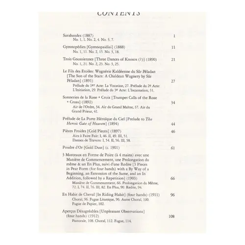 Gymnopedies, Gnossiennes And Others Works For Piano