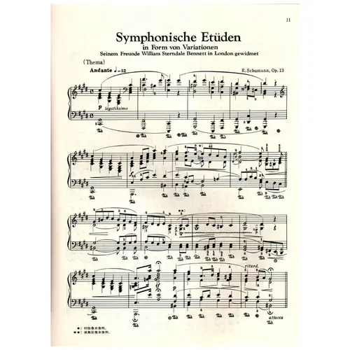 Etudes Symphoniques - Op. 13 / Fantasie - Op. 17