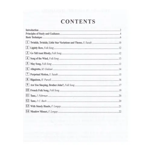 Suzuki Guitar School Vol.1 (book only)