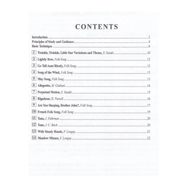 Suzuki Guitar School Vol.1 (book only)