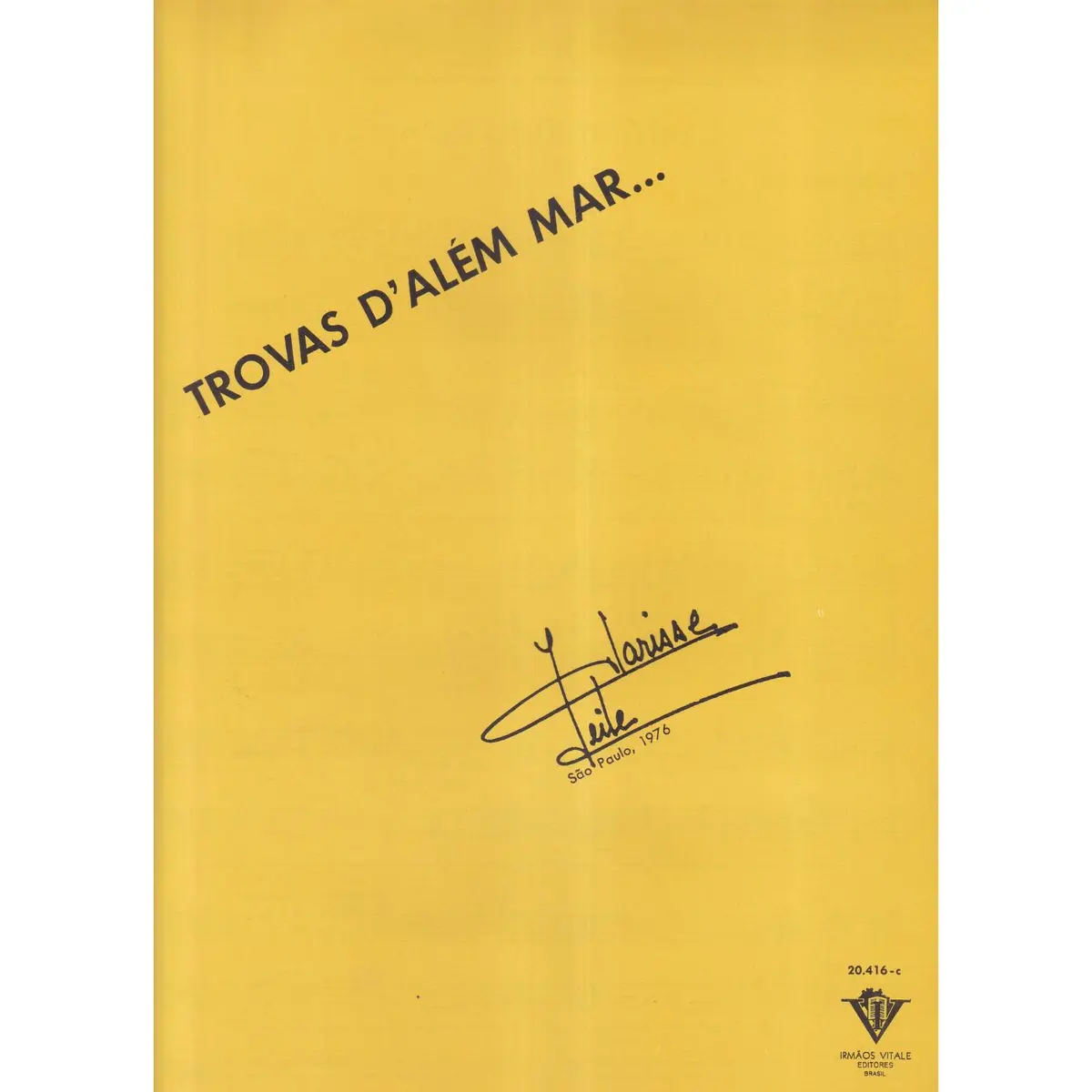 Trovas D`Alem Mar...