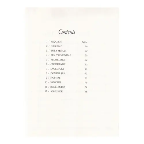 Requiem - KV 626 - Full Score