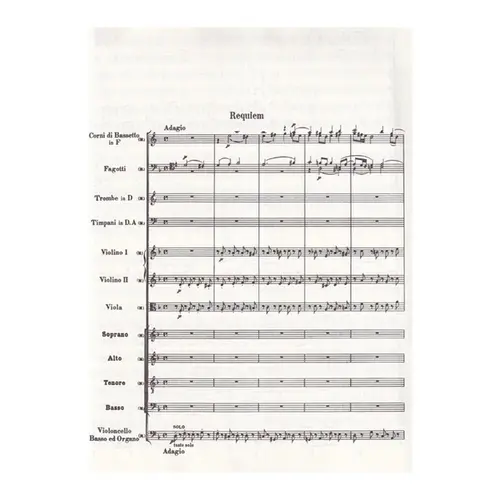 Requiem - KV 626 - Full Score