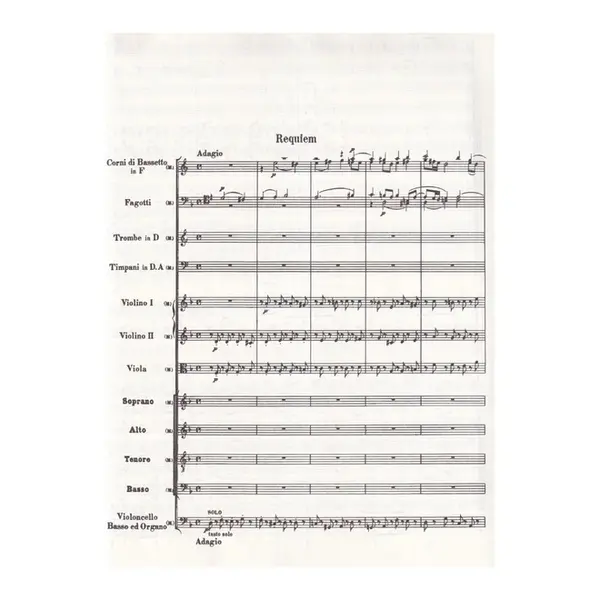 Requiem - KV 626 - Full Score