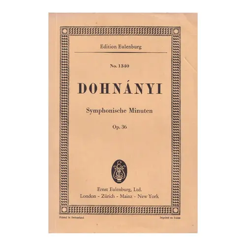 Symphonische Minuten  - Op.36
