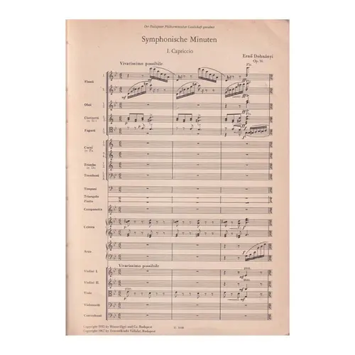 Symphonische Minuten  - Op.36