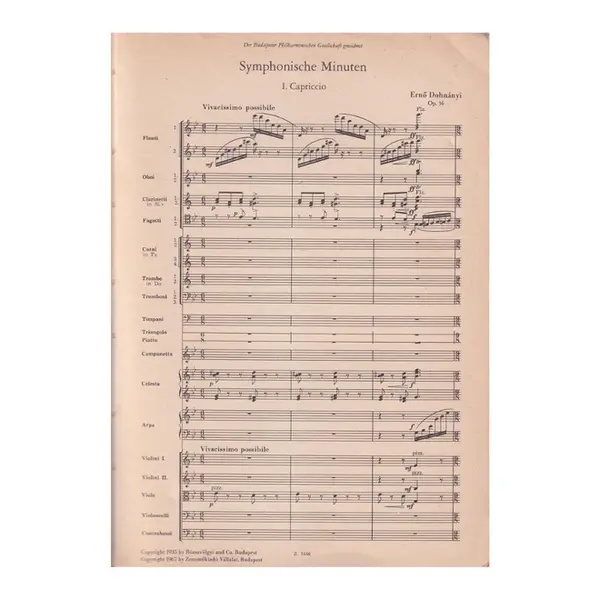 Symphonische Minuten  - Op.36