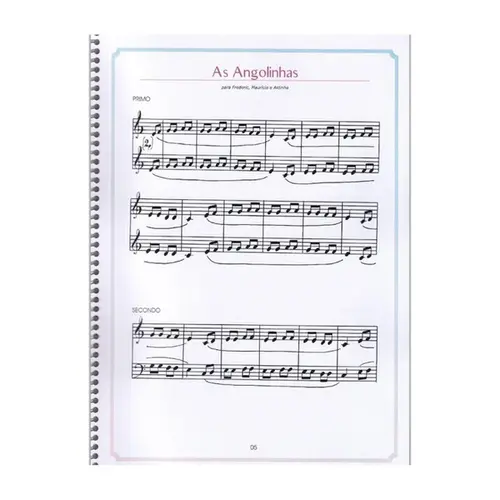Cromos Musicais Piano a Seis Mãos