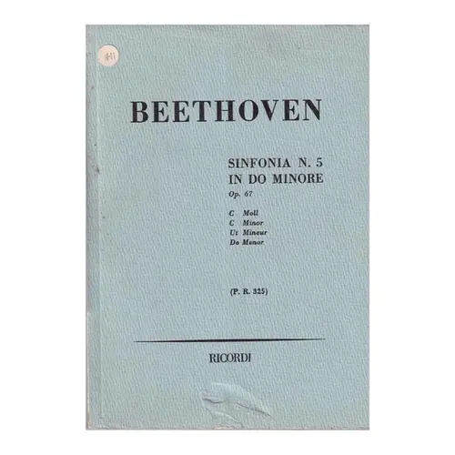 Sinfonia N.5 In Do Minore - Op.67  (partitura de bolso)