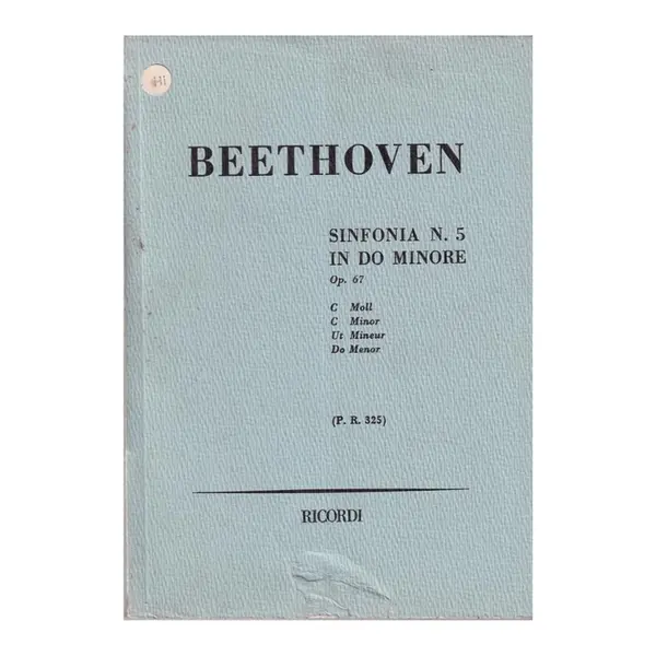 Sinfonia N.5 In Do Minore - Op.67  (partitura de bolso)
