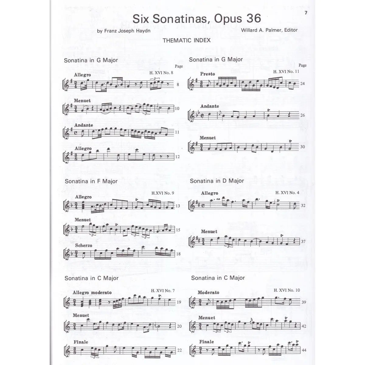 Haydn: 6 Sonatinas