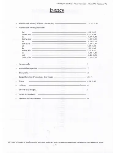 Estudos Para Sax E Flauta -  Vol.3