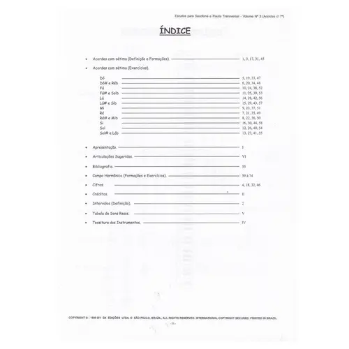 Estudos Para Sax E Flauta -  Vol.3