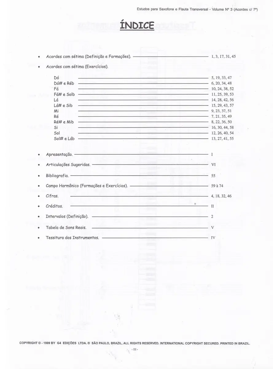 Estudos Para Sax E Flauta -  Vol.3
