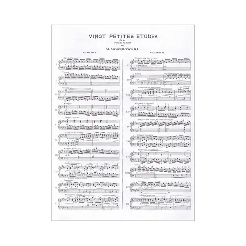 20 Petites Etudes Pour Piano - Op.91 - Vol.2