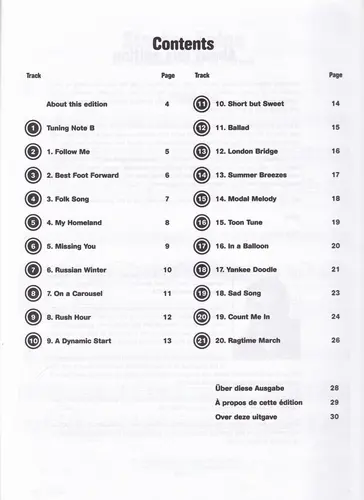 Starter Solos For Clarinet