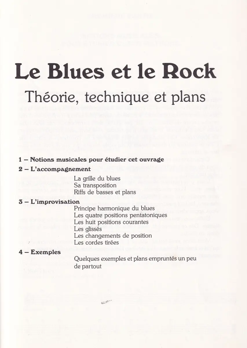 Le Blues Et Le Rock