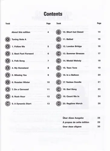 Starter Solos For Flute