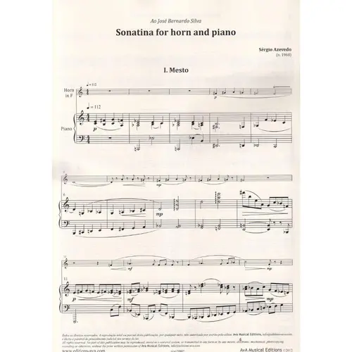 Sonatina Para Trompa E Piano