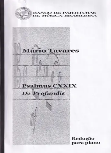 Psalmus Cxxix De Profundis (Red. para Piano)