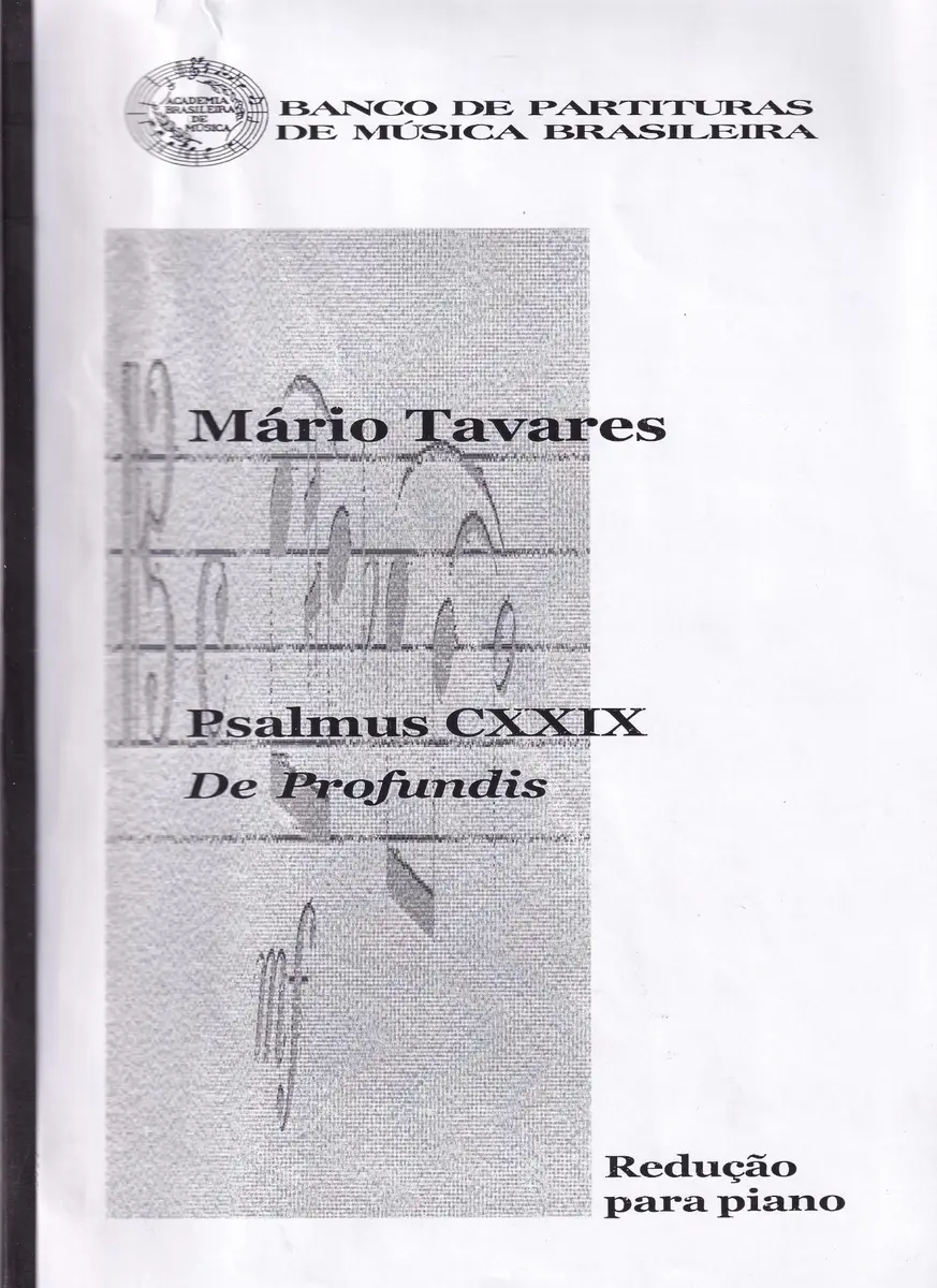 Psalmus Cxxix De Profundis (Red. para Piano)