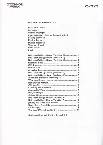 O' Connor Method - Orchestra Violin Book I