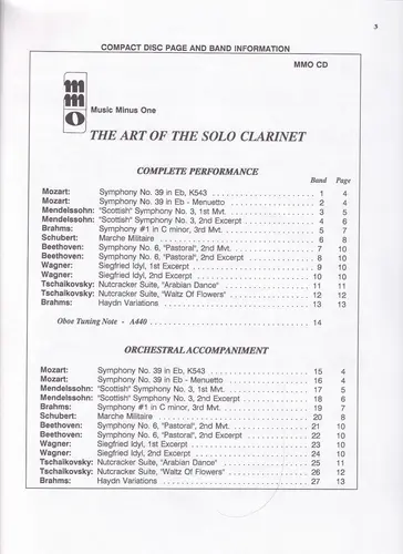 Art Of The Solo Clarinet