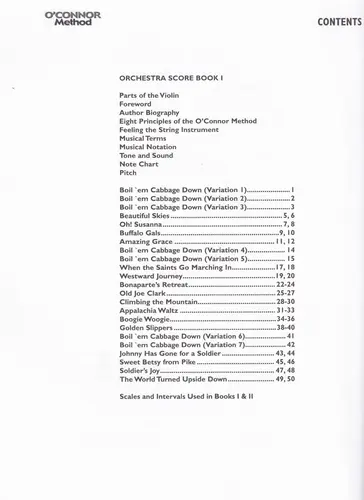 O' Connor Method - Orchestra Score Book I