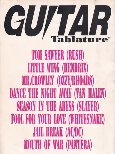 Guitar Tablature Vol.1