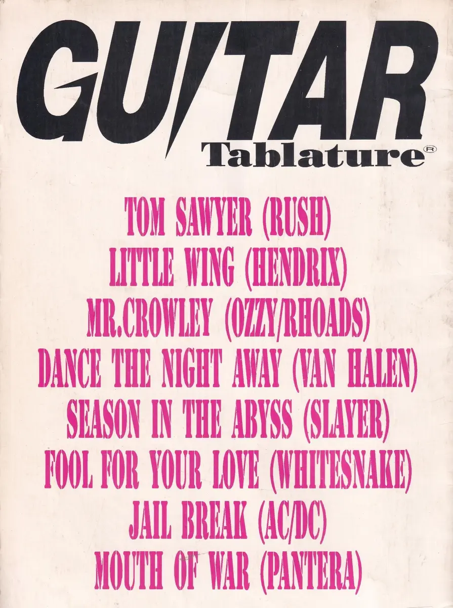 Guitar Tablature Vol.1