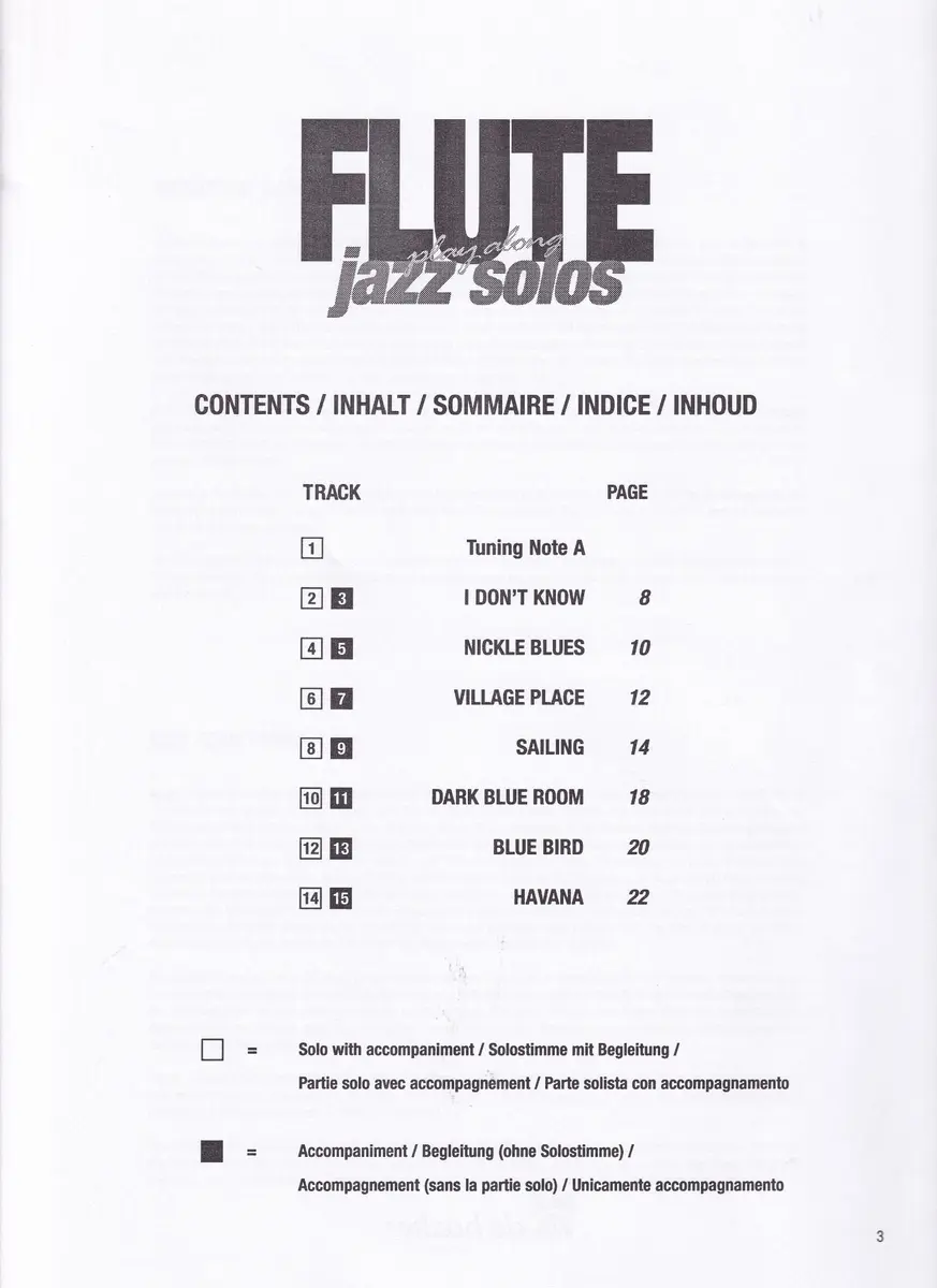 Jazz Solo S - Play Along - Flute
