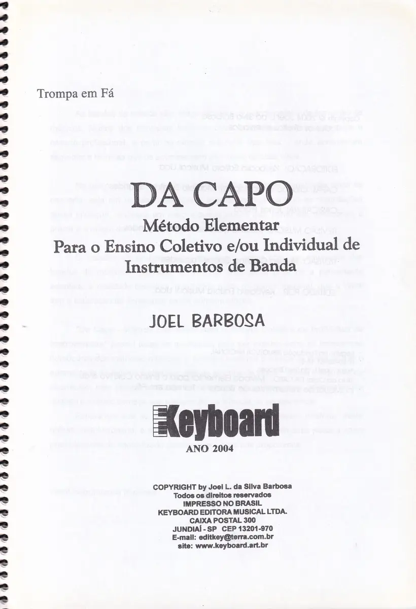 Da Capo - Trompa Em Fá