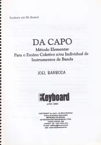 Da Capo - Saxhorn