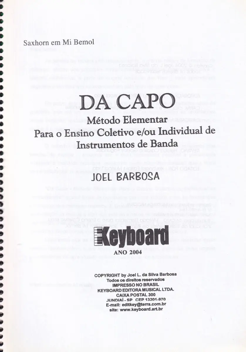 Da Capo - Saxhorn