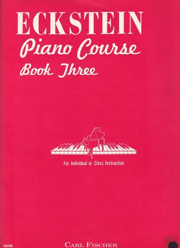 Piano Course book 3 (three)