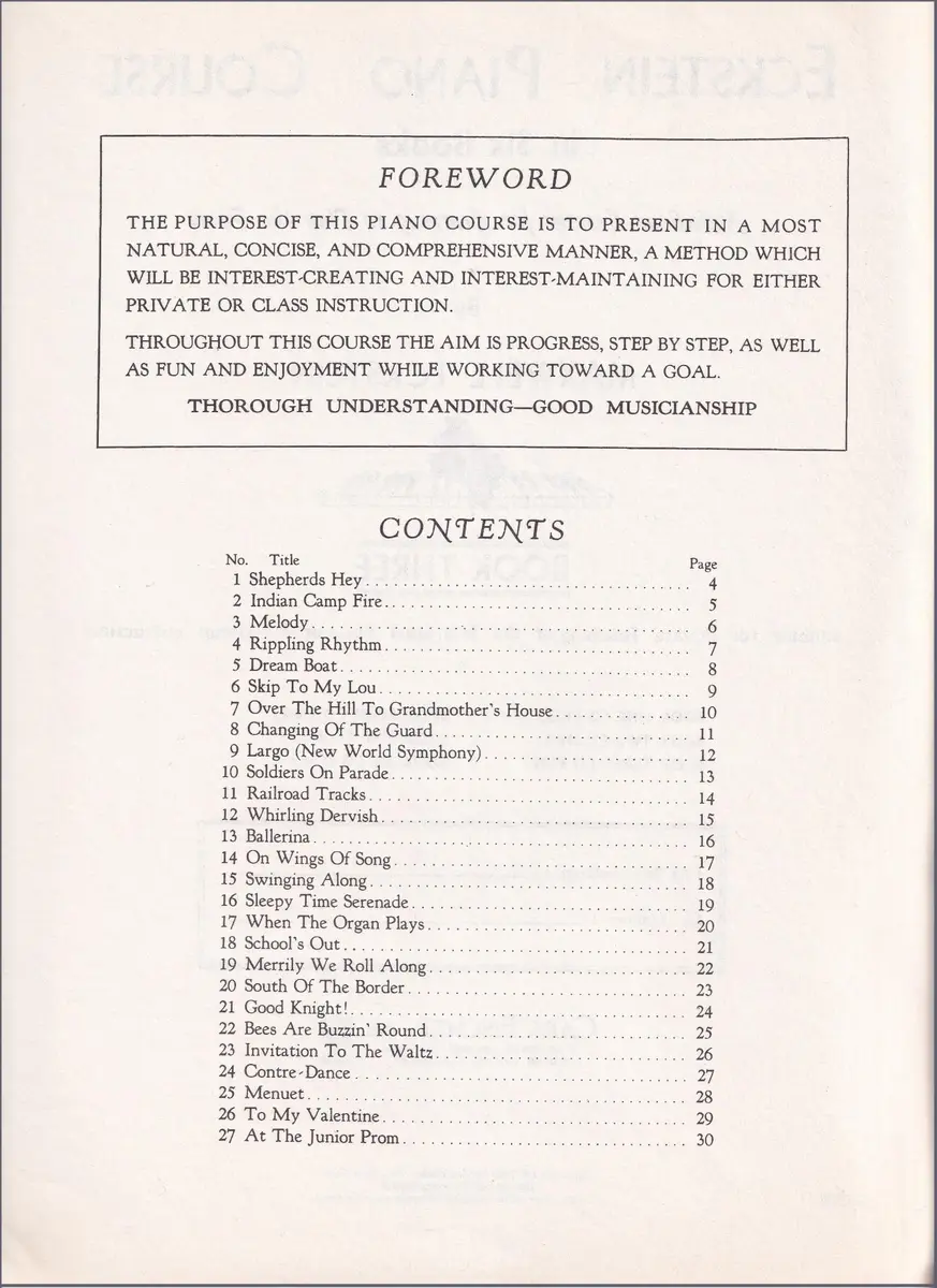 Piano Course book 3 (three)