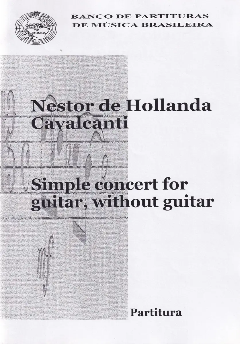 Simple Concert For Guitar, Without Guitar ( regente )