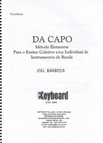 Da Capo - Trombone
