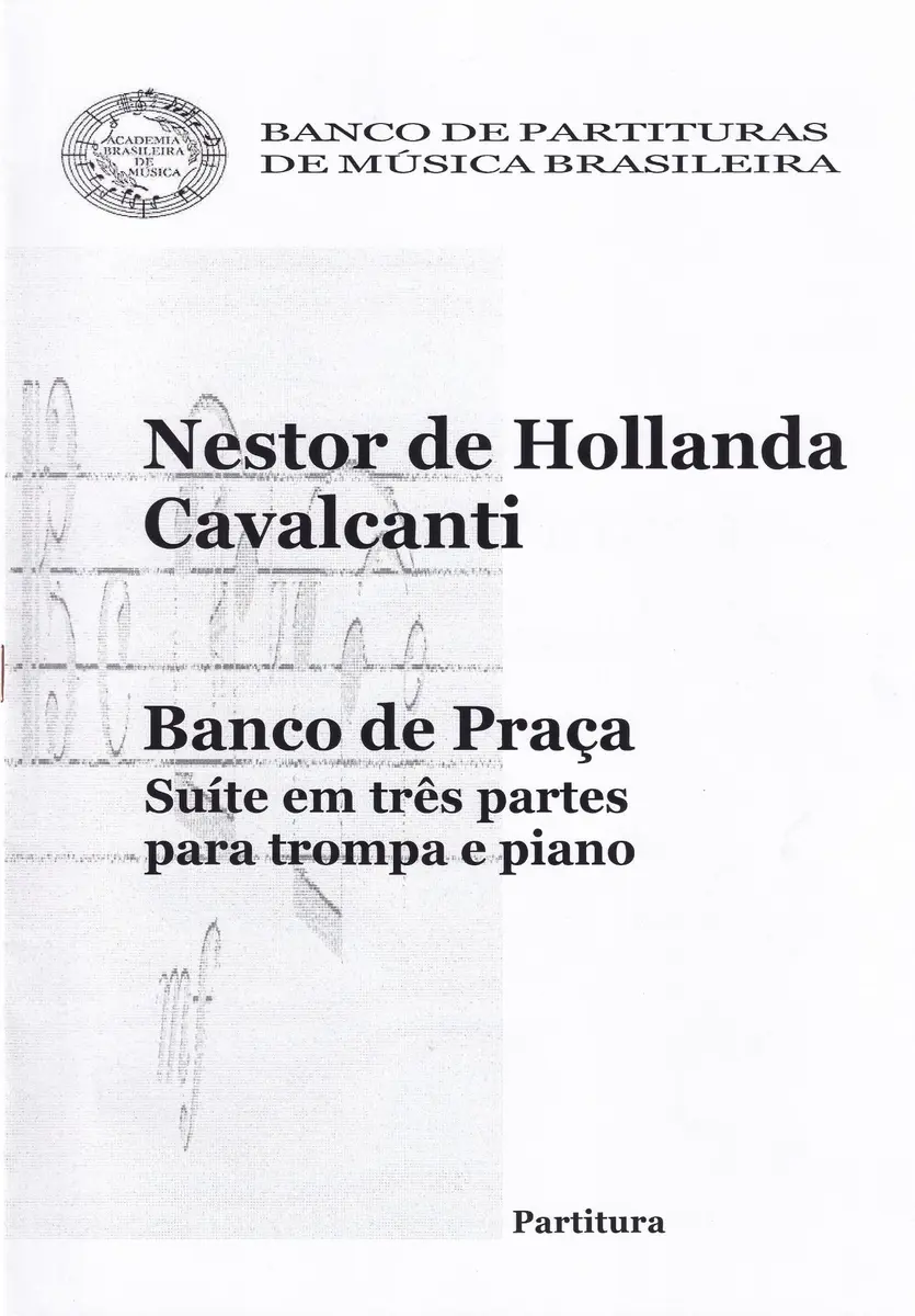 Banco De Praça para Trompa E Piano