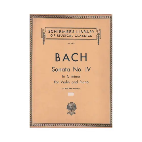 Sonata n.IV in C Minor for violin and piano