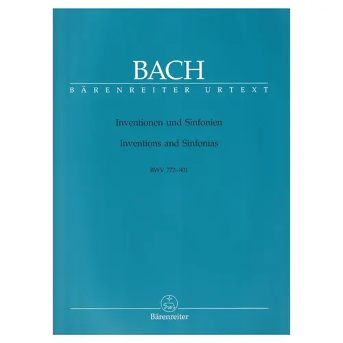 Inventionen und sinfonien - BWV 772 - 801 - Urtext