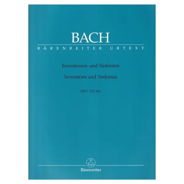 Inventionen und sinfonien - BWV 772 - 801 - Urtext