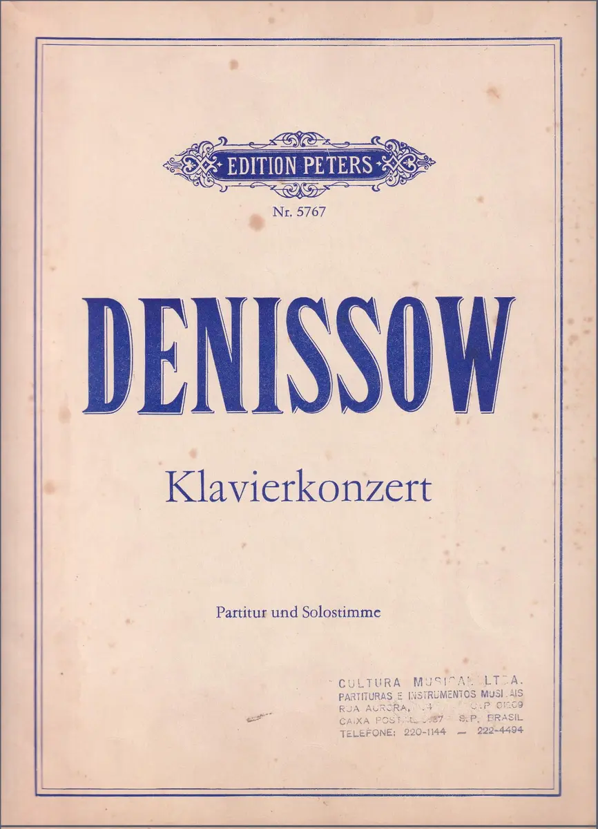 Klavierkonzert - partitur + klavier solo