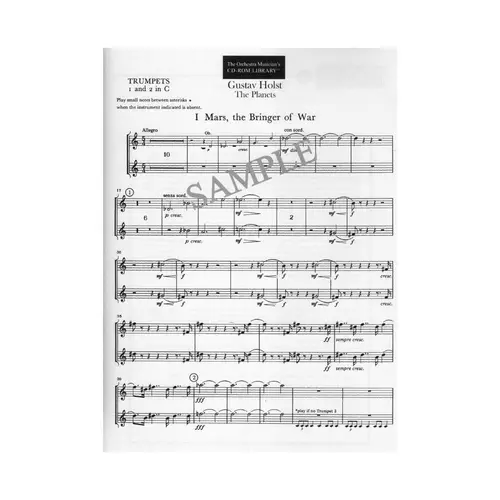 The Orchestra Musician'S Cd-Rom Library Vol.07 - Ravel, Elgar And More - Trumpet